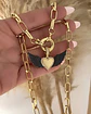 Collar Corazón Alado Black Gold - Miniatura 3