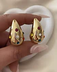 Aros Gota Circones Colores Gold  - Miniatura 1