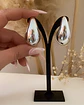 Aros Gota XL Silver - Miniatura 3