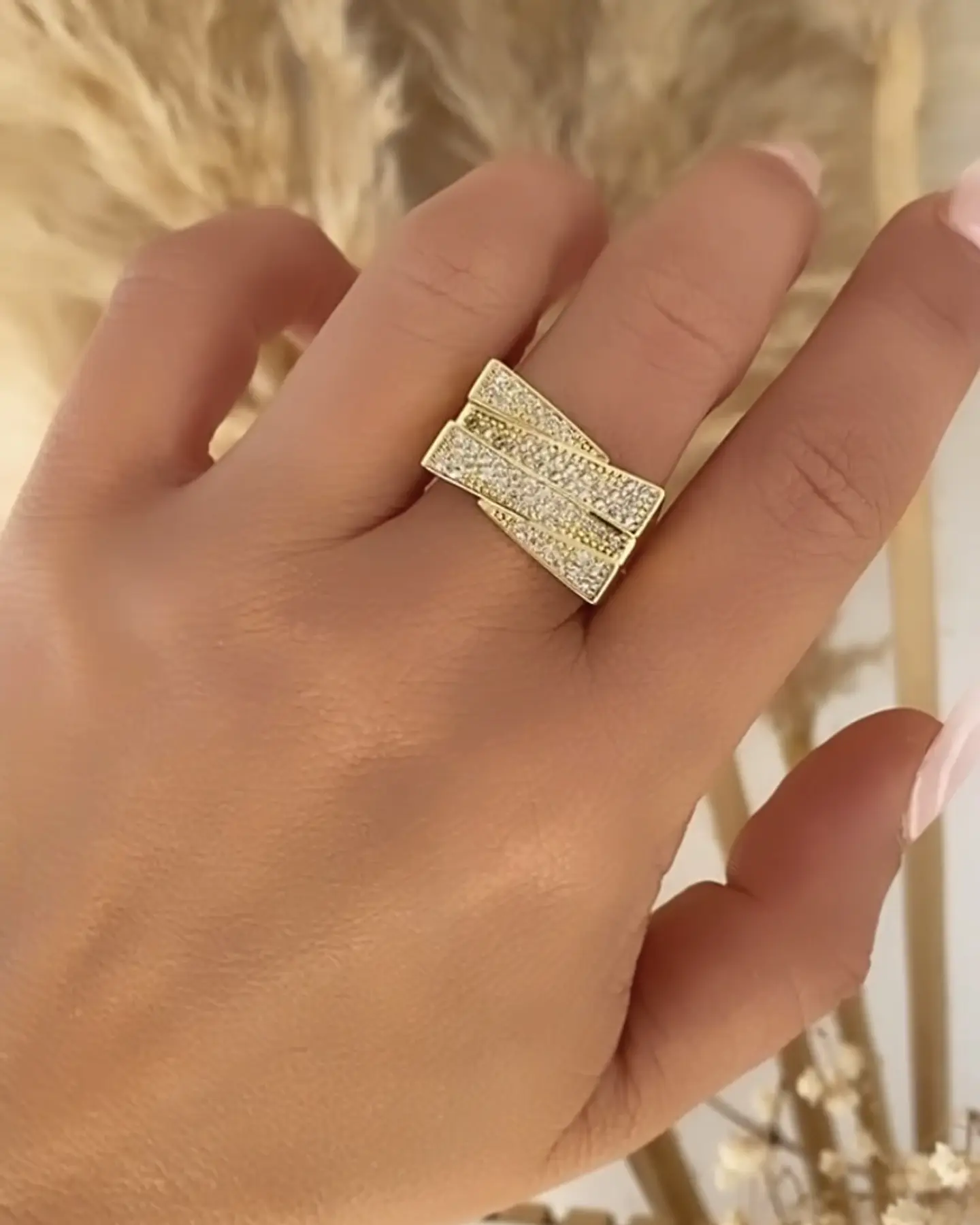 Anillo Niza Circones gold 1