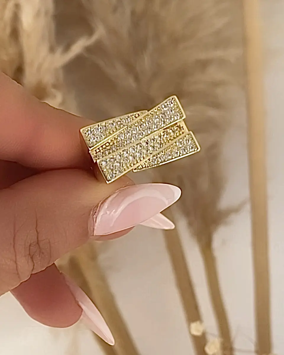 Anillo Niza Circones gold 2