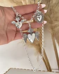 Collar Trío Corazones Mexicanos Silver   - Miniatura 2