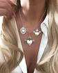 Collar Trío Corazones Mexicanos Silver   - Miniatura 1