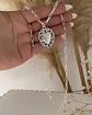 Collar Corazón Mexicano Solitario Silver - Miniatura 4