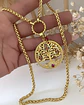 Collar Medallón Árbol de la Vida Cristales Gold - Miniatura 1