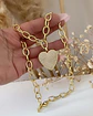 Collar Cadenon Corazón Circones Gold  - Miniatura 3