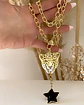 Collar XL Maxi Jaguar Estrella Obsidiana Gold - Miniatura 3