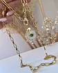 Collar XL Cuarzo Drusa Verde Gold  - Miniatura 2