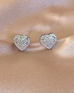 Aros Corazón Circones Silver - Miniatura 3