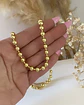 Collar Balines baño oro 18 k  - Miniatura 2