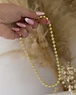 Collar Balines baño oro 18 k  - Miniatura 3