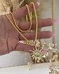 Collar XL Sol Rayos Circones Gold  - Miniatura 1