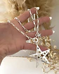 Collar XL Maxi Estrella Calada punto luz Silver - Miniatura 1