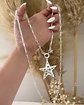 Collar XL Maxi Estrella Calada punto luz Silver - Miniatura 6