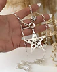 Collar XL Maxi Estrella Calada punto luz Silver - Miniatura 4