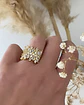 Anillo Sorento Circones rectangulares Gold - Miniatura 5