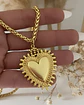 Collar XL Corazon Sagrado Cadena Espigada  - Miniatura 2
