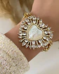 Pulsera Maxi Corazon Virgen Nácar Cristales  - Miniatura 3
