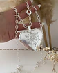 Collar XL Maxi Corazon Silver Mandala  - Miniatura 4