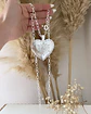 Collar XL Maxi Corazon Silver Mandala  - Miniatura 6