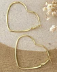 Aros Maxi Corazon Silueta Gold - Miniatura 3