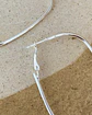 Aros Maxi Corazon Silueta Silver  - Miniatura 2