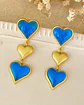 Maxi Aros Corazón Triple Blue Gold - Miniatura 3