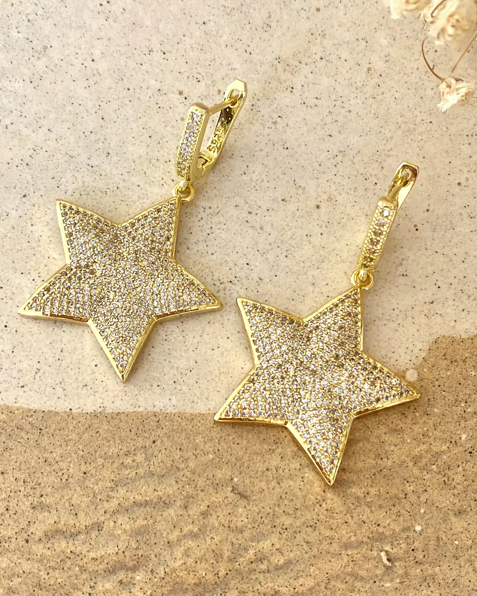 Aros Estrella Circones Gold 2