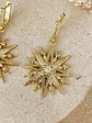Aros Estrella Cristales y Circones Gold  - Miniatura 2