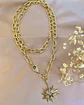 Collar XL Maxi Estrella Cristales y circones Gold - Miniatura 4
