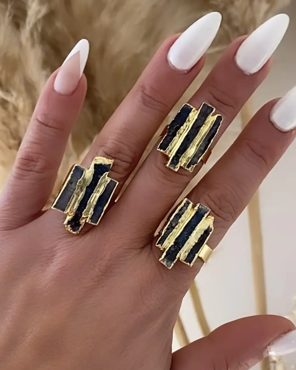 Anillo Arezzo Gold  5