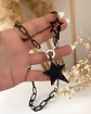 Collar Estrella Circones Black Cadena Grafito silver  - Miniatura 4