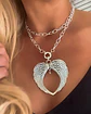 Collar XL Maxi Alas Punto luz Estrellita Silver - Miniatura 1