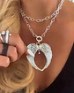 Collar XL Maxi Alas Punto luz Estrellita Silver - Miniatura 4
