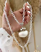 Collar Maxi dije Perlas Nácar Silver - Miniatura 7