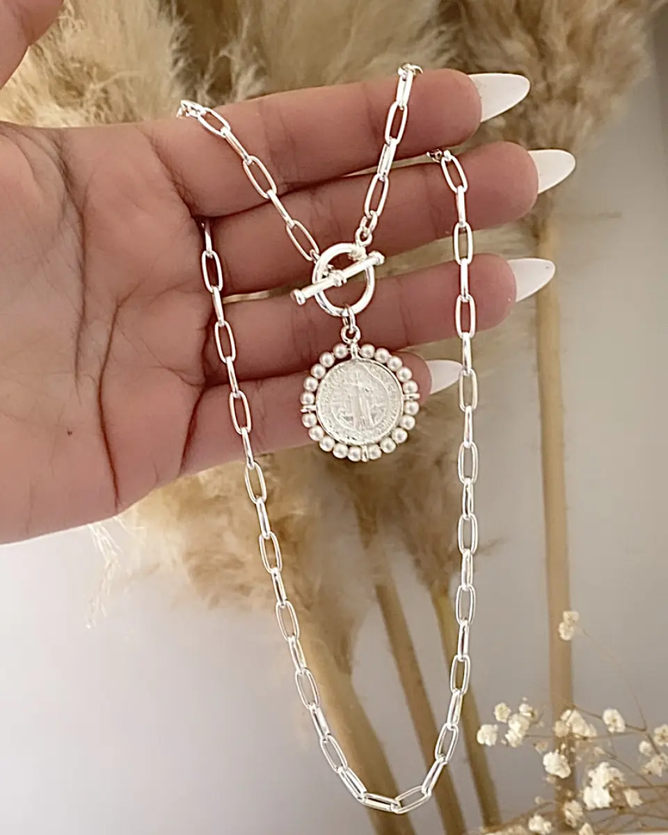 Collar San Benito Perlas Silver  2