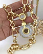 Collar Cuarzo Drusa Maxi Cadenon Gold - Miniatura 1