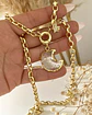 Collar Luna Cuarzo Punto luz Gold  - Miniatura 1