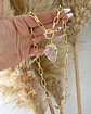 Collar Cuarzo Flecha punto de luz gold  - Miniatura 4