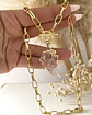 Collar Cuarzo Flecha punto de luz gold  - Miniatura 5