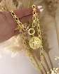 Collar Medallón Estrella Maxi eslabones mixtos gold - Miniatura 2