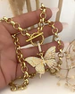 Collar Maxi Mariposa Circones eslabones rolo gold - Miniatura 4