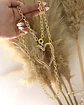 Collar XL Maxi Corazon Silueta  Gold - Miniatura 4