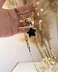 Collar Estrella Obsidiana Eslabones Black y Gold - Miniatura 5