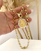 Collar Medallón Virgen Perlas Broche Luxury Circones - Miniatura 2