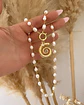 Collar Caracola Perlas de Río Gold - Miniatura 4