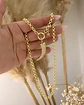 Collar Cacho Circones punto luz Estrella gold - Miniatura 2