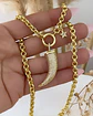 Collar Cacho Circones punto luz Estrella gold - Miniatura 4