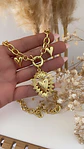 Collar Trilogía de Corazones Gold - Miniatura 4