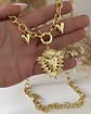 Collar Trilogía de Corazones Gold - Miniatura 2